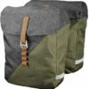 Racktime Fahrradtasche Heda - 24,5l -Fahrradzubehör Geschäft racktime system fahrraddoppeltasche heda gruen grau