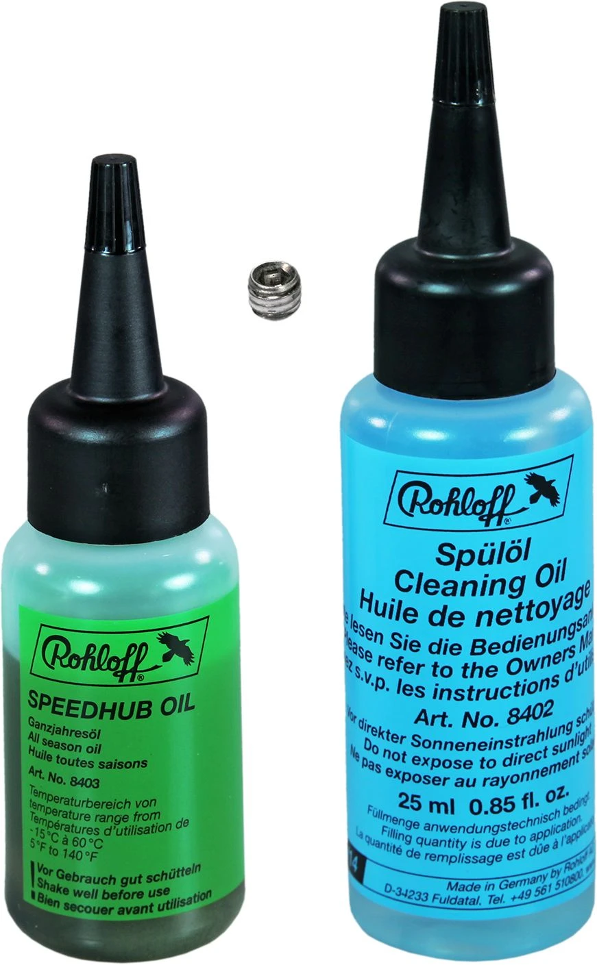 Rohloff Oil Of SPEEDHUB 500/14 - Set 25 Ml (Ganzjahresöl + Spülöl) 3 Rohloff Oil Of SPEEDHUB 500/14 - Set 25 Ml (Ganzjahresöl + Spülöl)