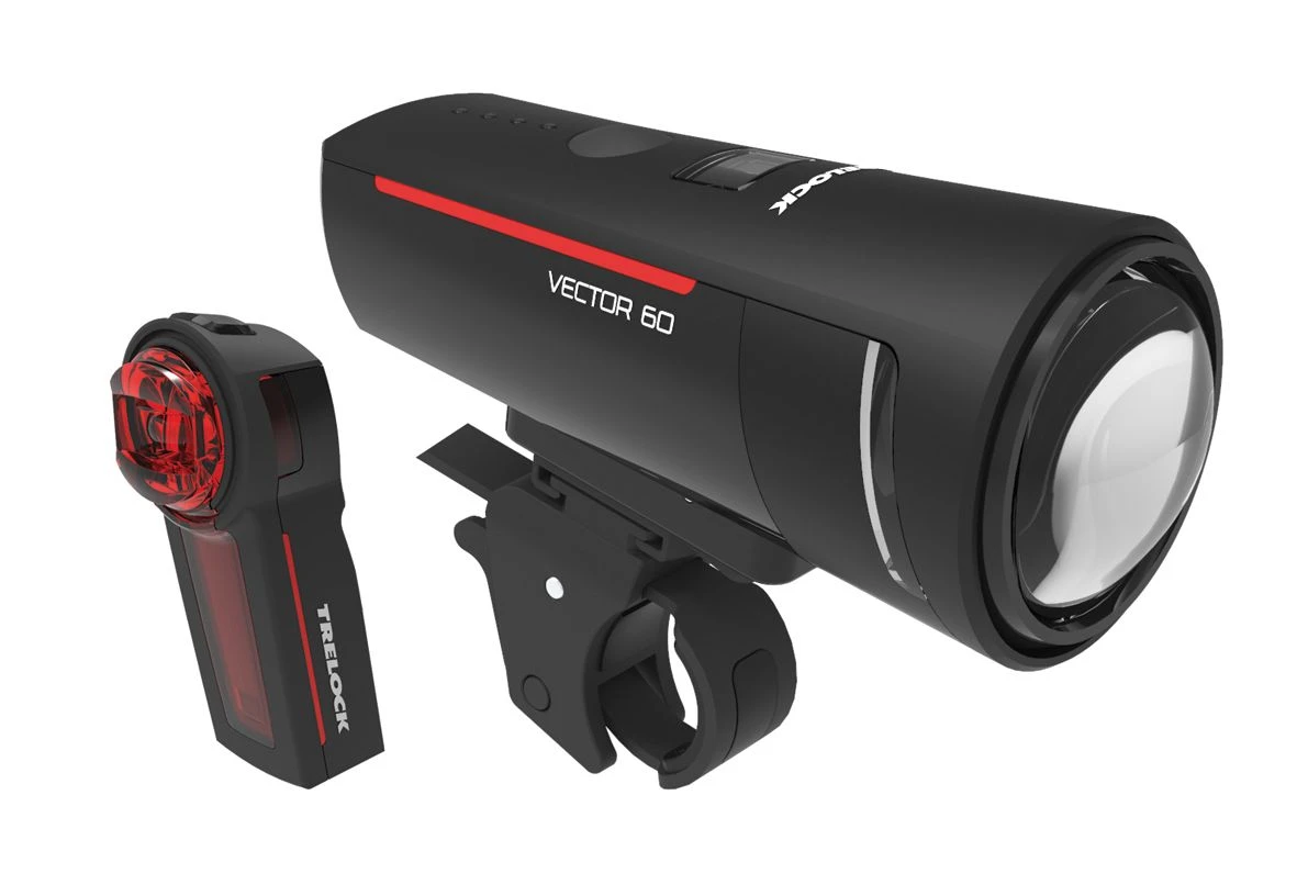 Trelock Licht-Set LS 600 I-GO VECTOR 60/LS 740 VECTOR 3 Trelock Licht-Set LS 600 I-GO VECTOR 60/LS 740 VECTOR